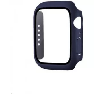 COTEetCI polikarbonát tok képernyővédővel Apple Watch 41 mm-es Apple Watch-hoz kék