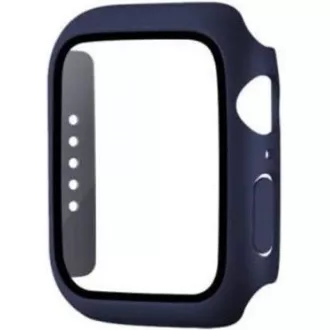 COTEetCI polikarbonát tok képernyővédővel Apple Watch 41 mm-es Apple Watch-hoz kék