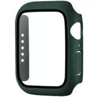 COTEetCI polikarbonát tok képernyővédővel Apple Watch 41 mm-es órához zöld