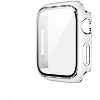 COTEetCI polikarbonát tok képernyővédővel Apple Watch 45 mm-es Apple Watch-hoz átlátszó