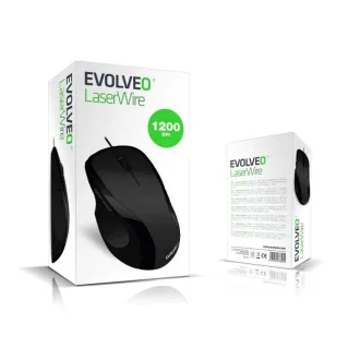 EVOLVEO Laserwire ML-507B, lézeres egér, USB