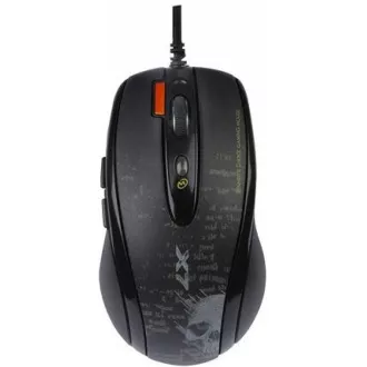 A4tech F5, V-Track játék egér, akár 3000 DPI, 160 kB memória, 7 gomb, USB, fekete A4tech F5, V-Track játék egér, akár 3000 DPI, 160 kB memória, 7 gomb, USB, fekete