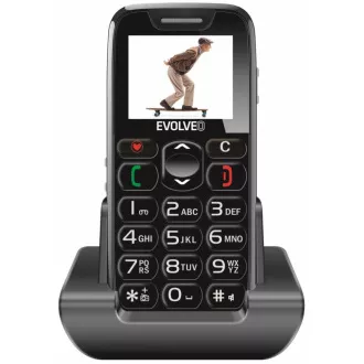 EVOLVEO EasyPhone mobiltelefon időseknek töltőállvánnyal (fekete) EVOLVEO EasyPhone mobiltelefon időseknek töltőállvánnyal (fekete)