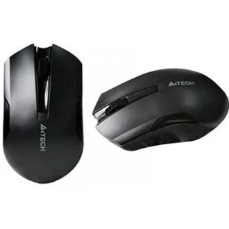 A4tech G3-200N, V-Track, vezeték nélküli optikai egér, 2,4 GHz, 10 m hatótáv, fekete