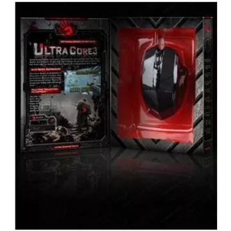 A4tech BLOODY V7 játék egér, akár 3200 DPI, V-Track technológia, 160 KB memória, USB, CORE 3, fém padok