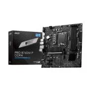 MSI MB Sc LGA1700 PRO B760M-P DDR4, Intel B760, 4xDDR4, 1xDP, 1xHDMI, 1xVGA, mATX, 1xHDMI, 1xHDMI, 1xVGA