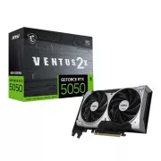 MSI VGA NVIDIA GeForce RTX 5050 8G VENTUS 2X OC, RTX 5050, 8GB GDDR6, 3xDP, 1xHDMI, 3xDP, 1xHDMI