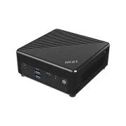 MSI PC Cubi N ADL S-225BEU, N100, nincs RAM, nincs SSD, UHD, Nincs operációs rendszer, Fekete
