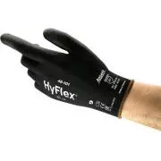Bevonatos kesztyű ANSELL HYFLEX 48-101, fekete, 07-es méret