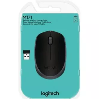 Logitech Wireless Mouse M171, fekete