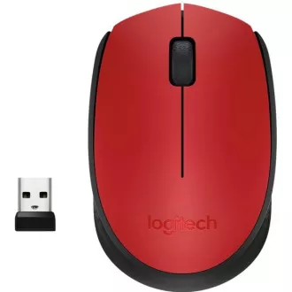 Logitech Wireless Mouse M171, piros