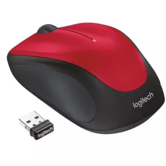 Logitech Wireless Mouse M235, piros