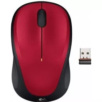 Logitech Wireless Mouse M235, piros