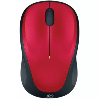 Logitech Wireless Mouse M235, piros