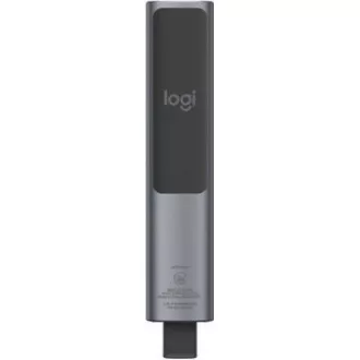 Logitech Presenters Spotlight Plus, vezeték nélküli, Bluetooth, sötétszürke