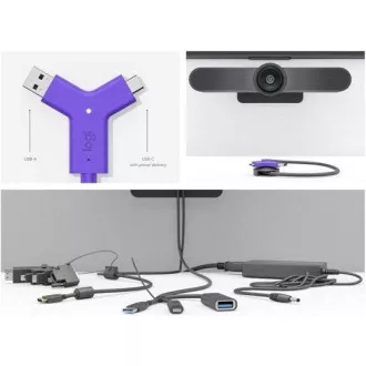 Logitech SWYTCH RALLY, MeetUp, GROUP és más USB konferencia kamerákhoz