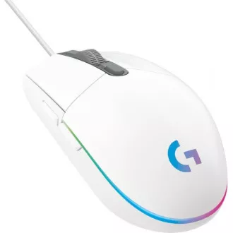 Logitech G102 2. generációs LIGHTSYNC játékegér, USB, EER, fehér Logitech G102 2. generációs LIGHTSYNC játékegér, USB, EER, fehér