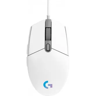 Logitech G102 2. generációs LIGHTSYNC játékegér, USB, EER, fehér Logitech G102 2. generációs LIGHTSYNC játékegér, USB, EER, fehér