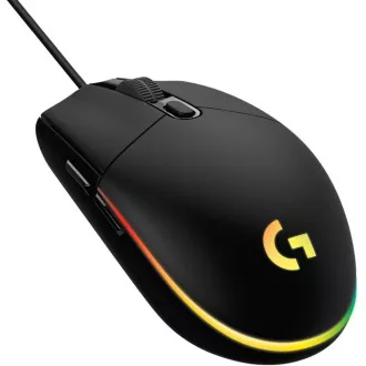 Logitech Gaming Mouse G102 2. generációs LIGHTSYNC játékegér, USB, EER, fekete