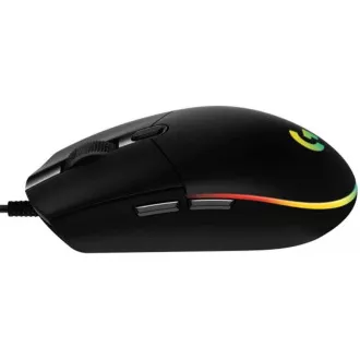 Logitech Gaming Mouse G102 2. generációs LIGHTSYNC játékegér, USB, EER, fekete