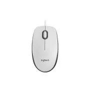 Logitech egér vezetékes M100, fehér, EMEA