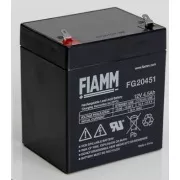 Akkumulátor - Fiamm FG20451 (12V/4, 5Ah - Faston 187), élettartam 5év