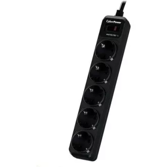 CyberPower Surge Buster™ 5 aljzat, 1,8 m, német, új CyberPower Surge Buster™ 5 aljzat, 1,8 m, német, új
