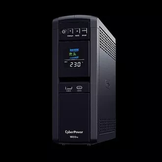 CyberPower PFC SineWave LCD GP UPS 1600VA/1000W, Schuko aljzatokkal