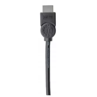 MANHATTAN kábel High Speed HDMI 4K, 3D, dugó-csap, árnyékolt, fekete, 1, 8m
