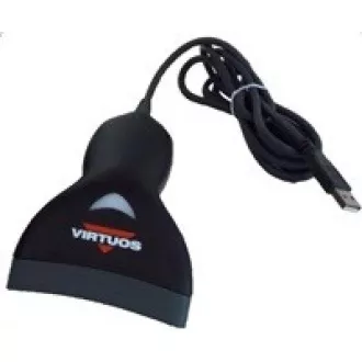 Virtuos CCD olvasó HT-10, USB (billentyűzet / RS232 emuláció), fekete