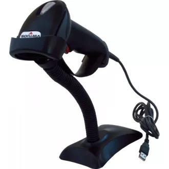Virtuos lézerolvasó HT-900A, USB (billentyűzet emuláció / RS232), fekete