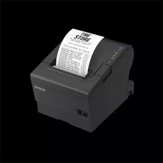 Epson TM-T88VII, USB, USB Host, RS232, Ethernet, ePOS, fekete színű
