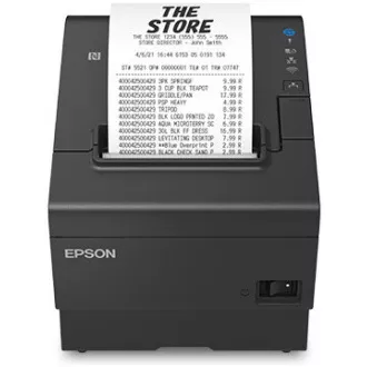 Epson TM-T88VII, USB, USB Host, RS232, Ethernet, ePOS, fekete színű