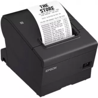 Epson TM-T88VII, USB, USB Host, RS232, Ethernet, ePOS, fekete színű