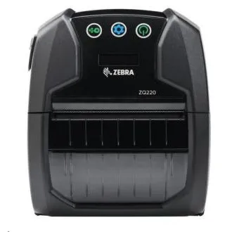 Zebra ZQ220 Plus, 8 pont/mm (203 dpi), CPCL, USB, BT, NFC, fekete