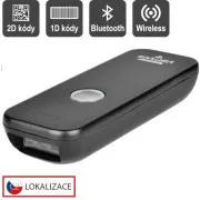 Virtuos CCD 2D olvasó Virtuos HW-856A mini, vezeték nélküli, kézi, fekete