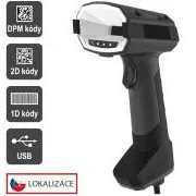 Virtuos CCD 2D DPM ipari olvasó HT-880DPM, USB, sötétszürke