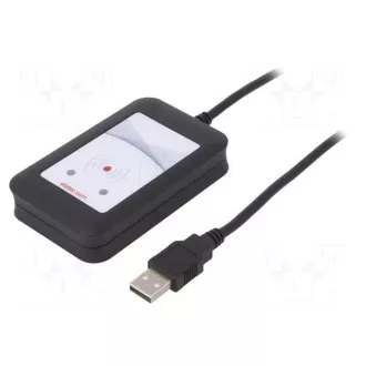 Elatec RFID olvasó TWN4 fekete, USB, 13.56MHz