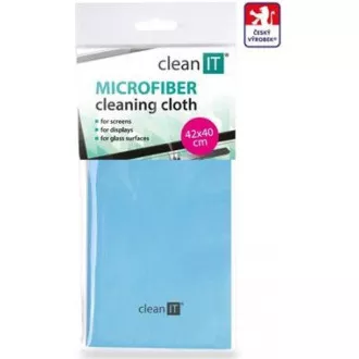 CLEAN IT Mikroszálas tisztítókendő, nagy 42x40 cm kék