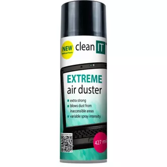 CLEAN IT Sűrített levegő EXTREME 500g, NEM GYÚLÉKONY
