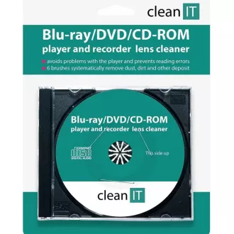 CLEAN IT tisztító CD Blu-ray / DVD / CD-ROM lejátszókhoz (a CL-32 cseréje)