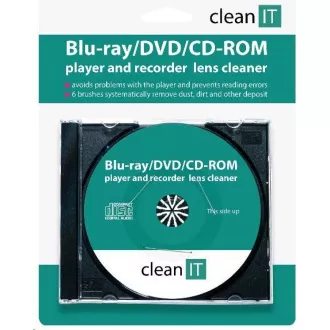 CLEAN IT tisztító CD Blu-ray / DVD / CD-ROM lejátszókhoz (a CL-32 cseréje)