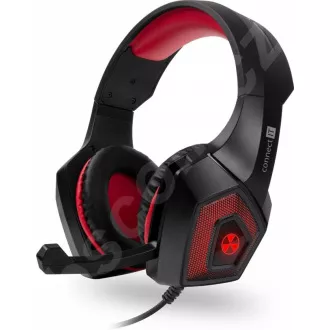 CONNECT IT BATTLE RNBW Szerk. 2 db játékos fejhallgató mikrofonnal, kék