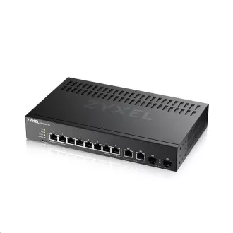 Zyxel GS2220-10 10 portos L2 menedzselt gigabites switch, 8x gigabit RJ45, 2x gigabit RJ45/SFP