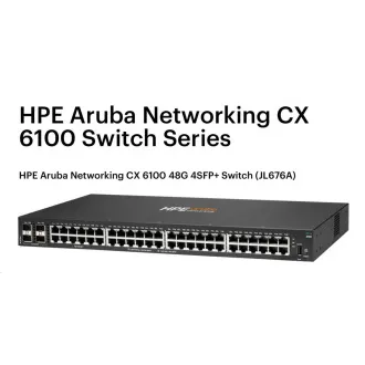 HPE Aruba Networking CX6100 48G 4SFP  kapcsoló RENEW JL676A
