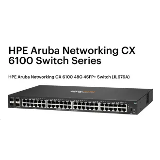 HPE Aruba Networking CX6100 48G 4SFP  kapcsoló RENEW JL676A