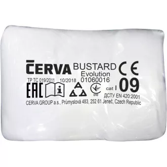 BUSTARD EVO VAM kesztyű + PVC ter fehér 10