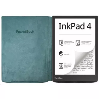 POCKETBOOK Flip tok az InkPad Color3, InkPad 4, zöld színű táskához