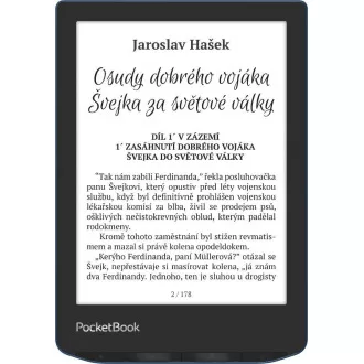 POCKETBOOK 634 Pocketbook Verse Pro - Azúrkék