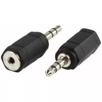 PREMIUMCORD adapter Jack 2, 5mm - Jack 3, 5mm, redukció (M/F)
